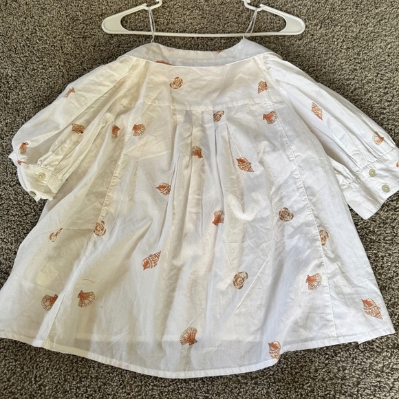 NWOT Free People lover printed blouse - SZ XS - Picture 6 of 8